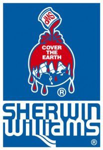 Sherwin-Williams logo used by trusted painting contractors and house painters near me