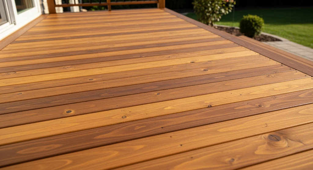 Expert application of the best deck stain or paint options in North Royalton, offering premium protection and long-lasting durability.