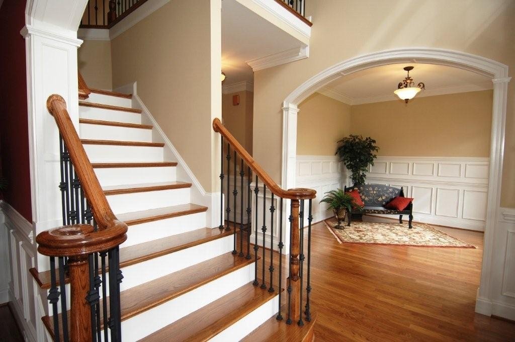 Newly painted hallway in Avon, Ohio, enhancing home aesthetics.