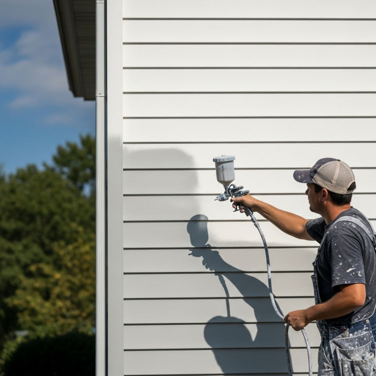 applying bonding primer to vinyl siding to support even coverage and long-lasting results