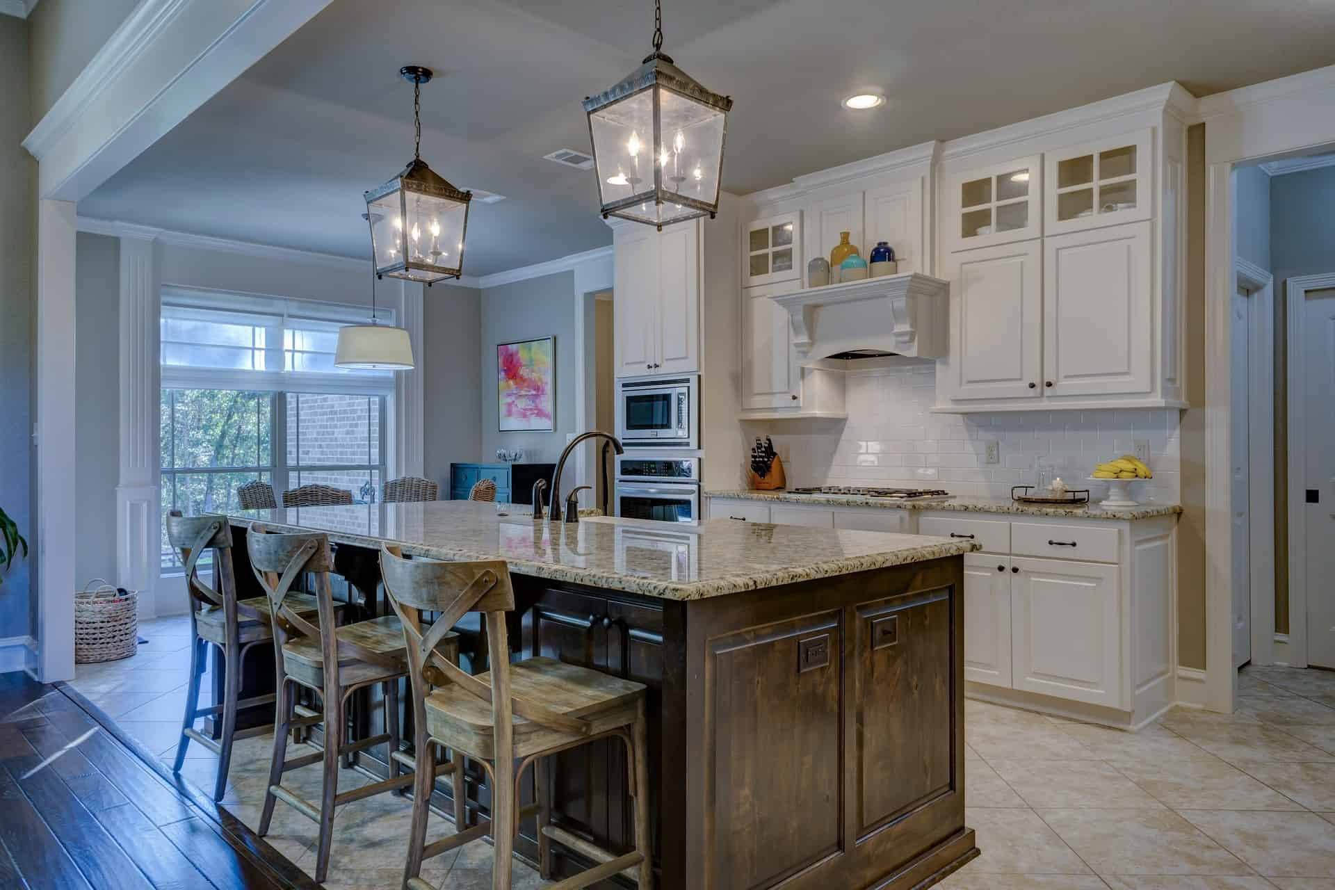 Charming kitchen with updated cabinets in Avon, Ohio