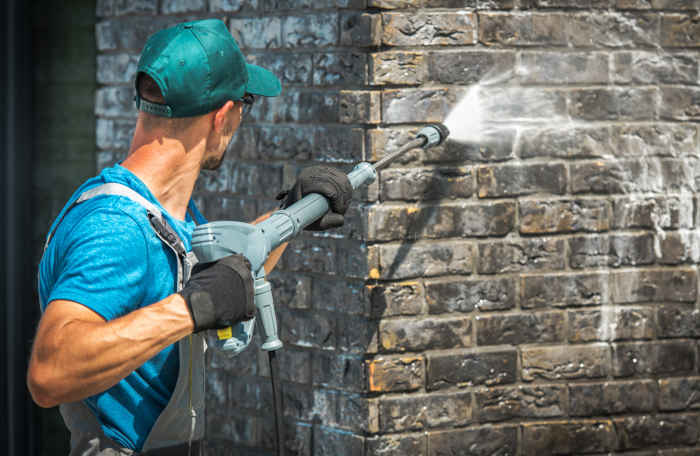 Eco-friendly power washing service for homes near me.