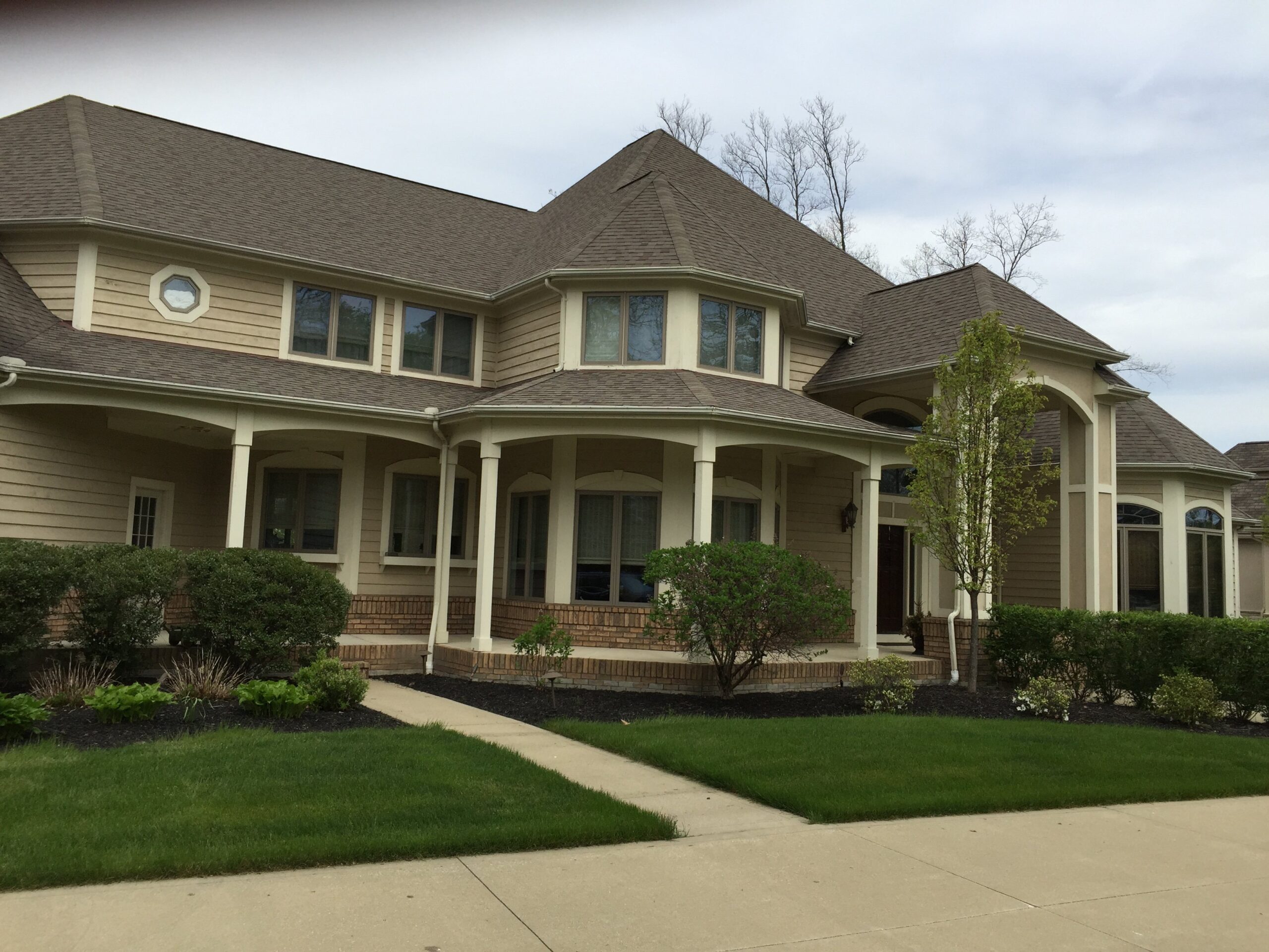 Flawless exterior home painting in Avon Ohio by CFalls Painting.