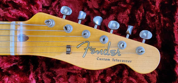 1950s Fender Custom Shop Twisted Telecaster featuring nitrocellulose paint