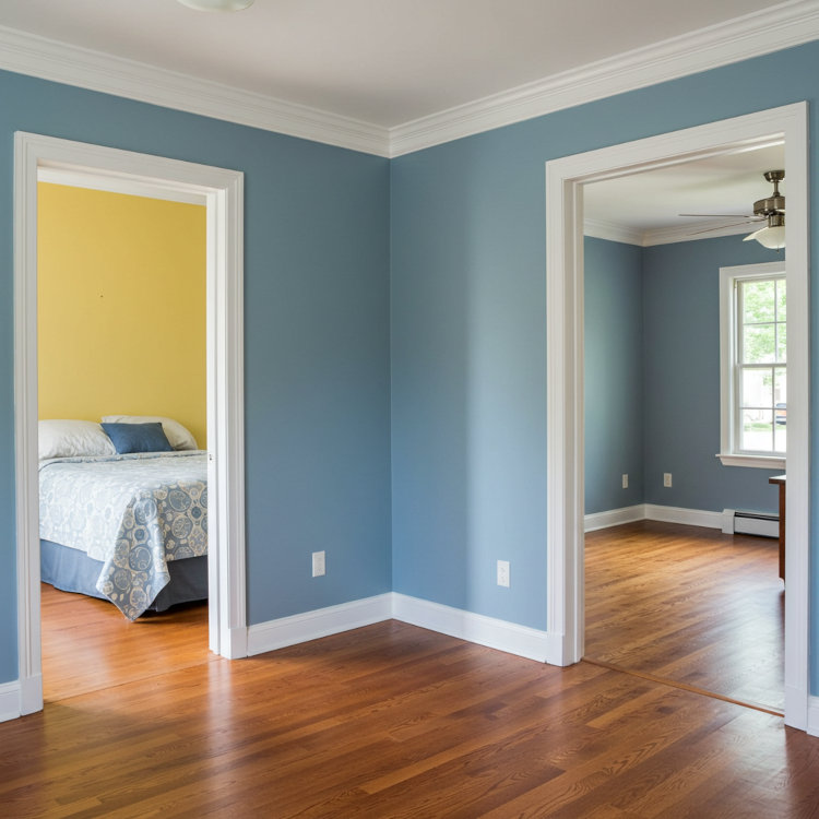 Ohio home interior after drywall repair and painting with smooth walls and fresh paint colors