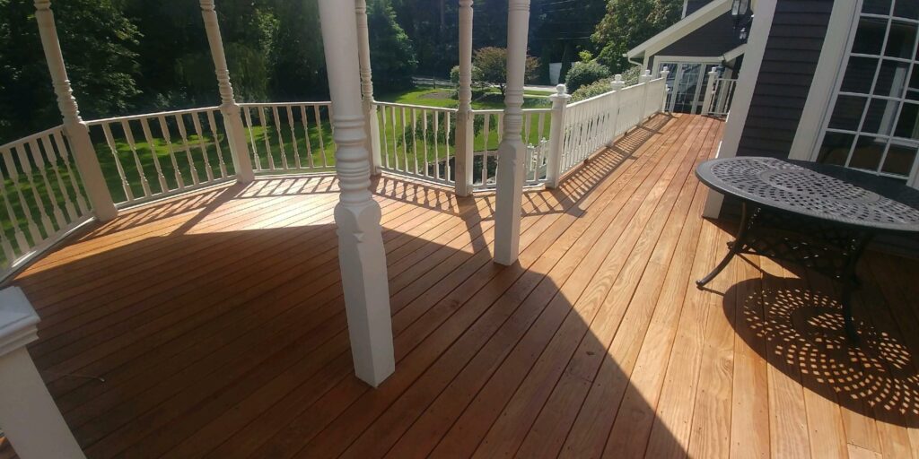 Precision Deck Staining in Hudson