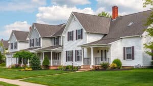 Fresh exterior paint on a residential home in Garrettsville, Ohio