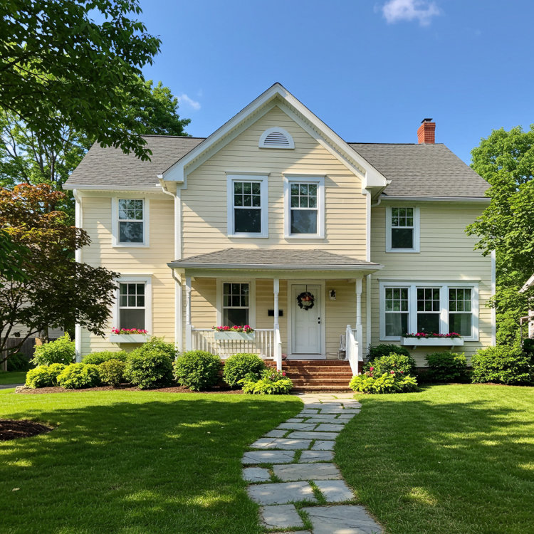 Exterior painting project in Macedonia Ohio with high quality paint for long lasting curb appeal
