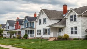 Exterior of a freshly painted home in Mayfield, Ohio