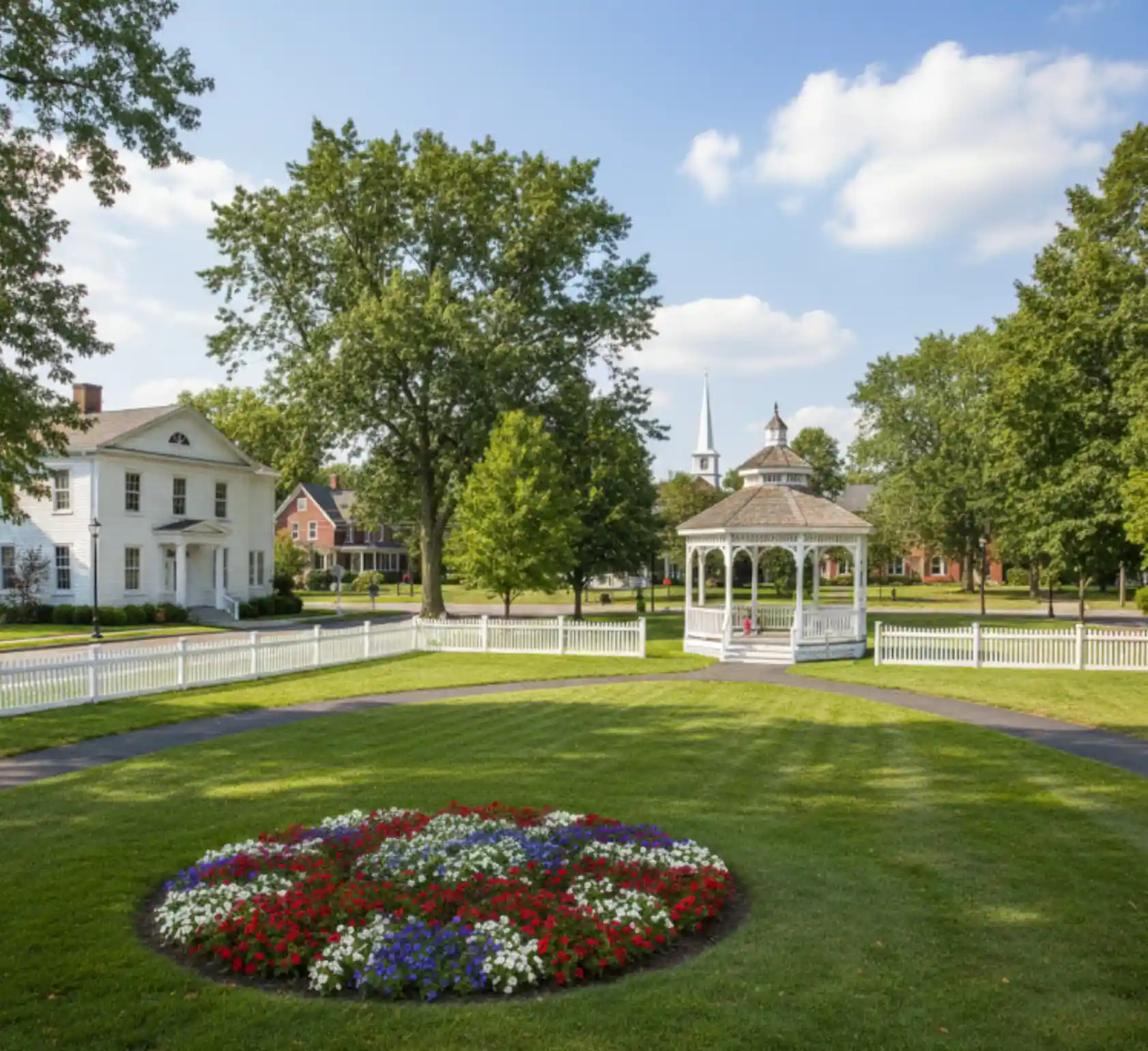House painters near me in North Royalton, OH serving well kept homes near town parks