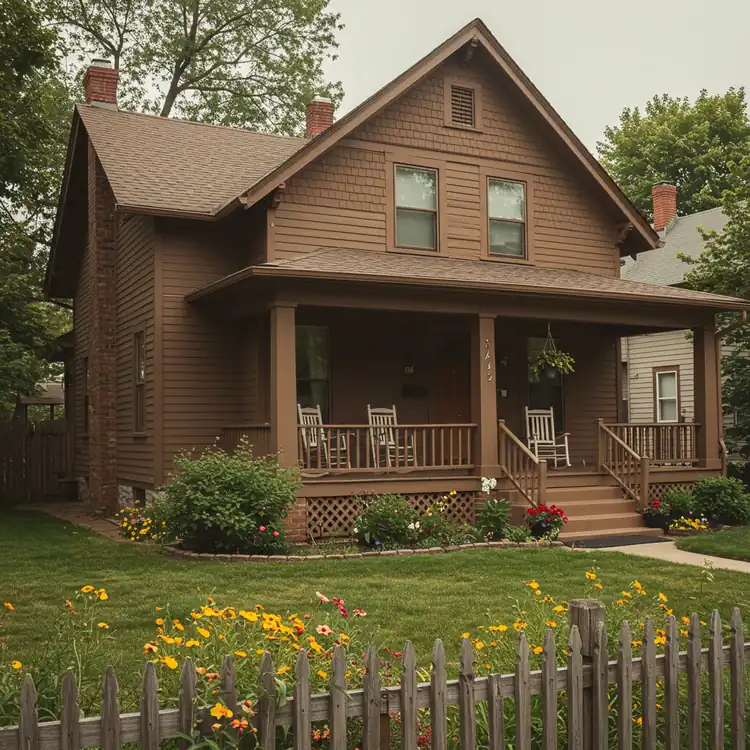 Single family century home exterior painting price guide in Cleveland Ohio